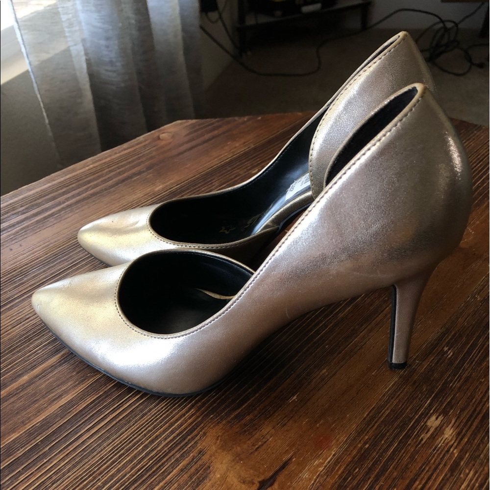 Gold heels